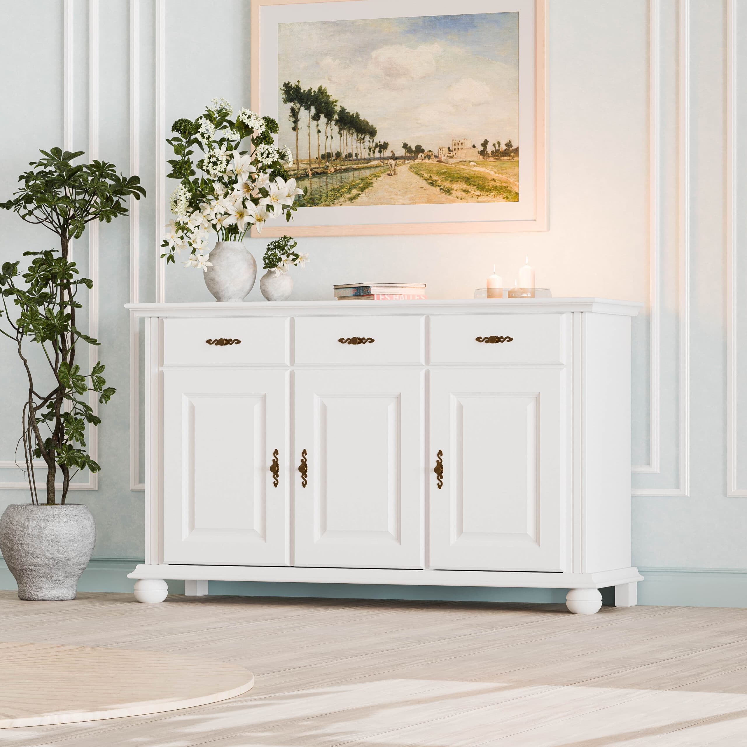 Commode « Nordby » à 3 portes et 3 tiroirs