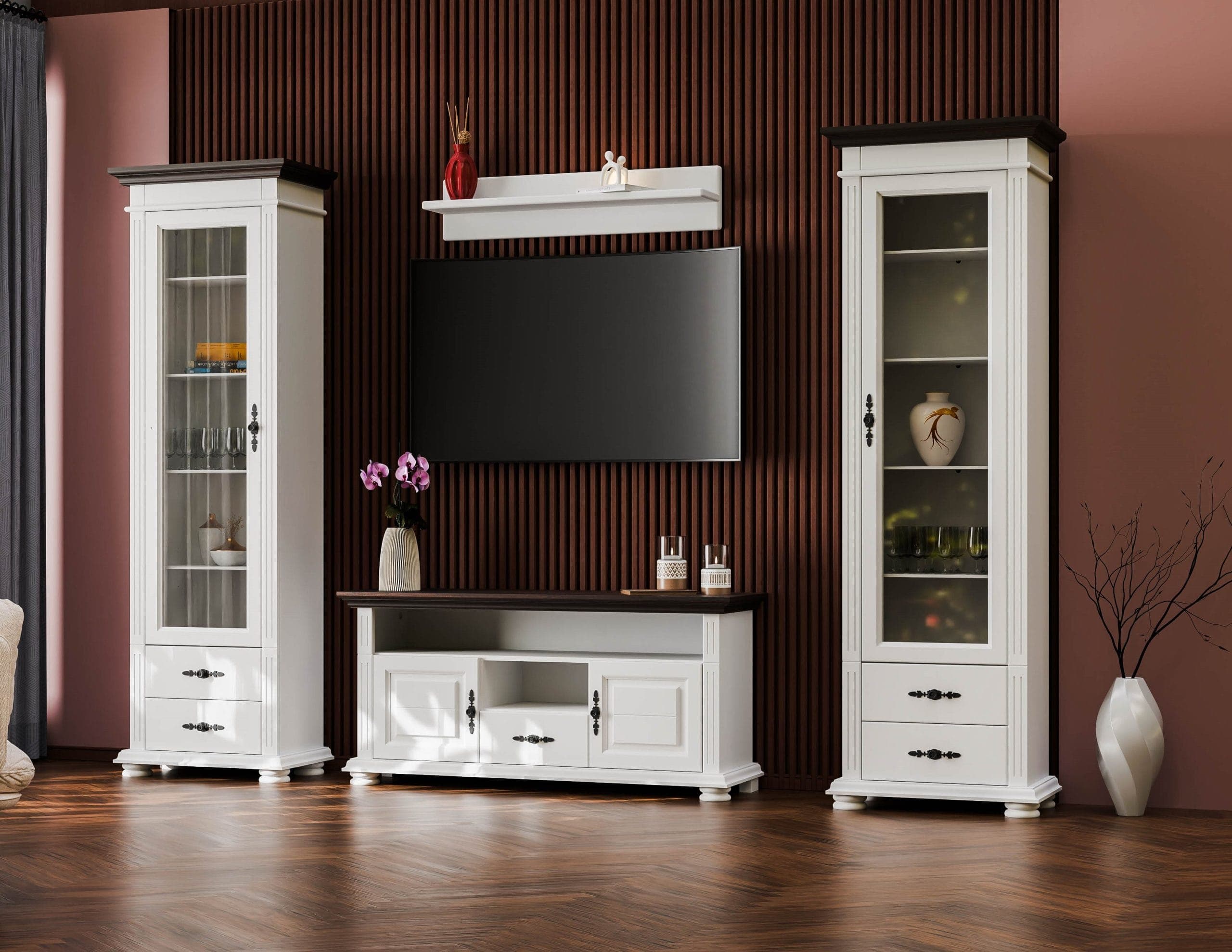 Ensemble de salon « Skagen 9 » en bois d'épicéa massif