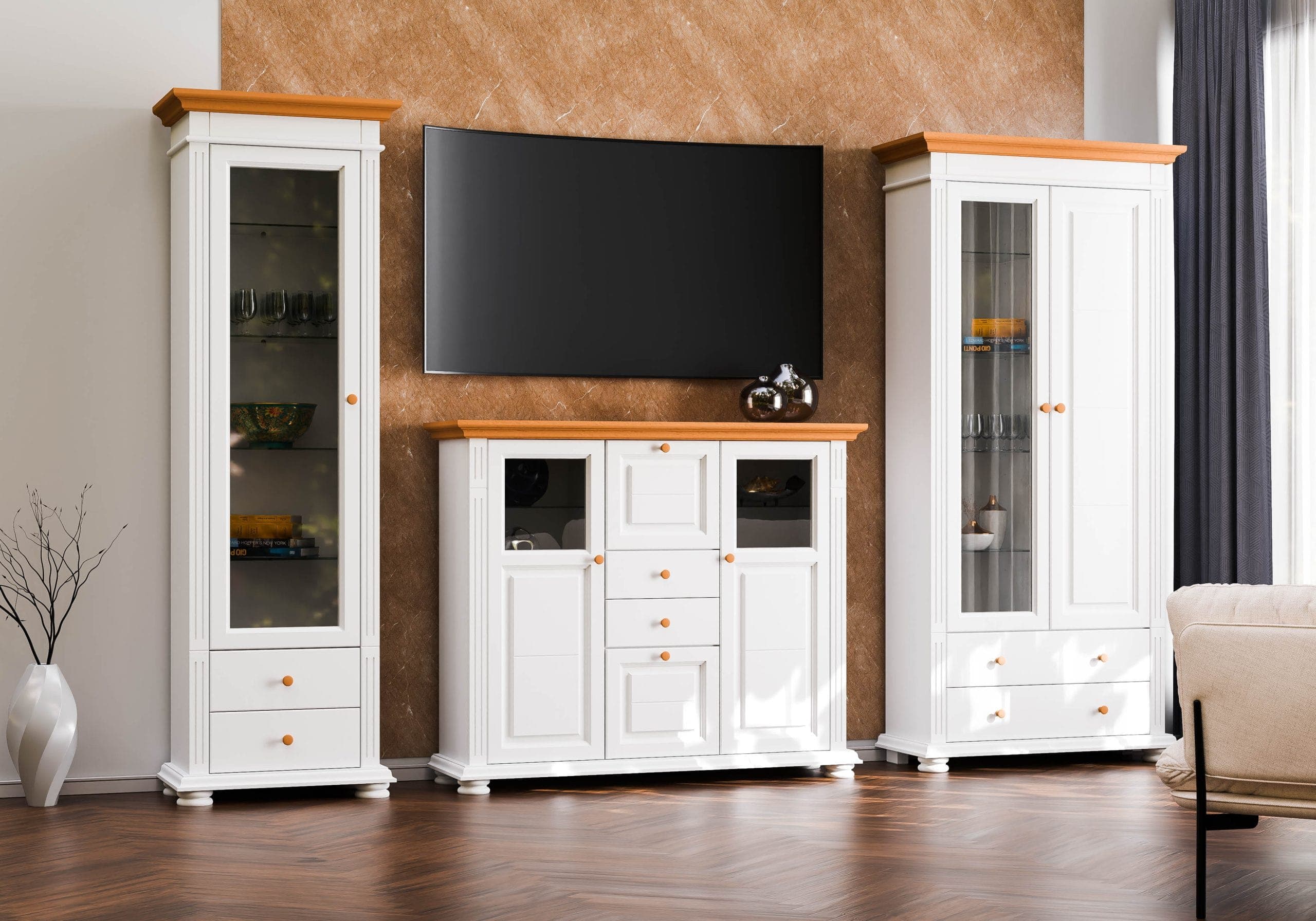 Ensemble de salon « Skagen 10 » en épicéa massif