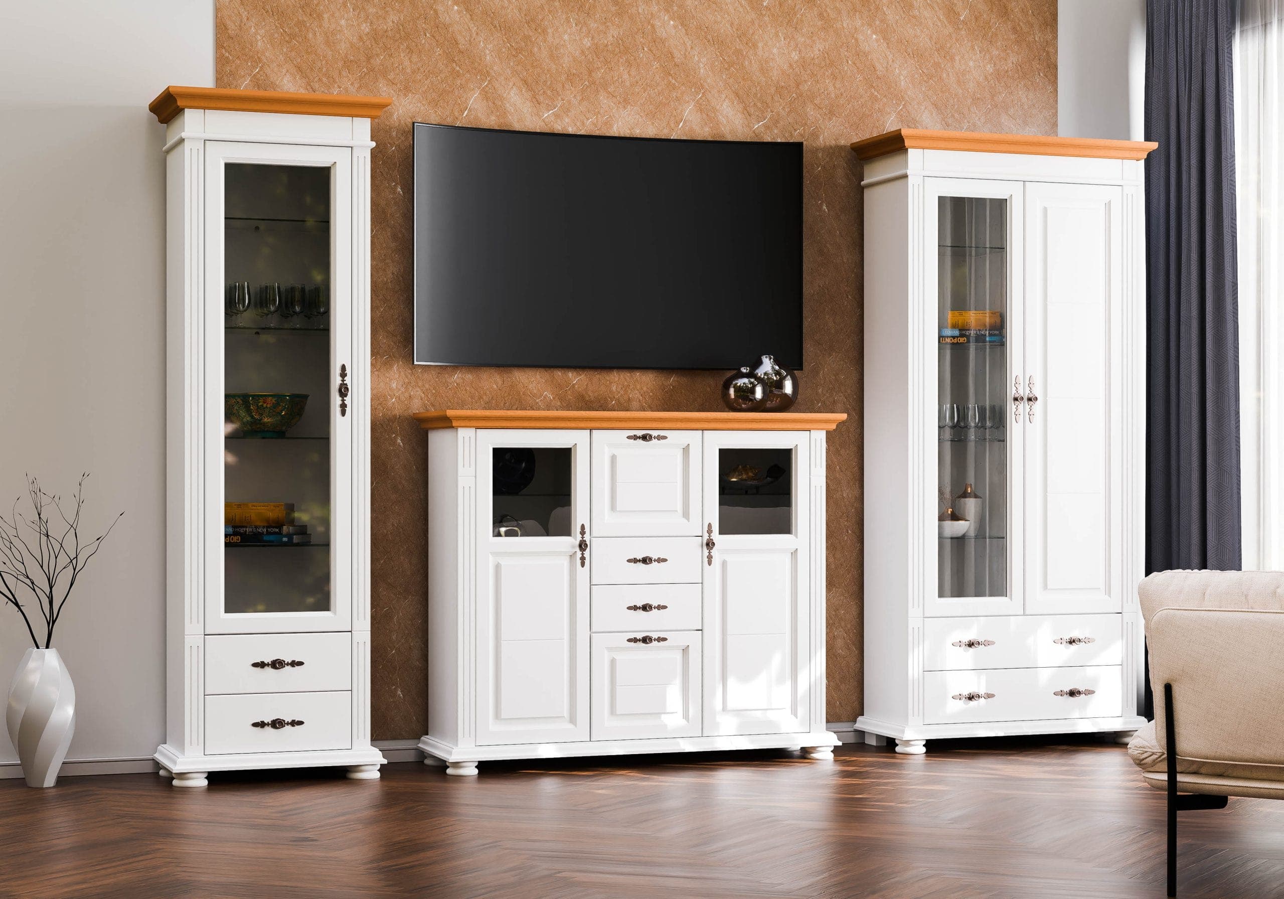 Ensemble de salon « Skagen 10 » en épicéa massif